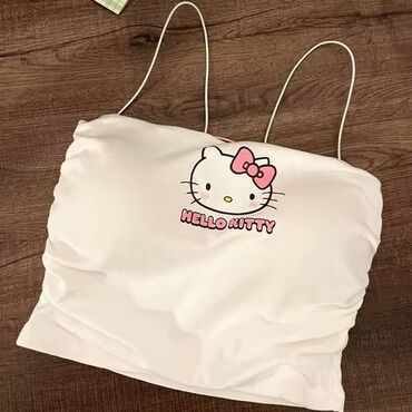 костюм лен: Костюм с шортами, Топ, Корея, S (EU 36)
