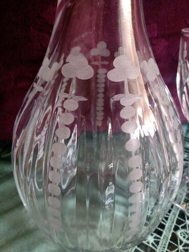 Čaše: Bohemija servis za vino,kristal,led kristal,brusen kristal. iz — 12