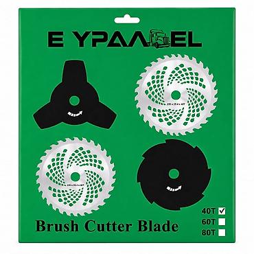 lezva disk: №: 10803 Məhsulun adı: Otbiçən üçün 40 dişli karbid disk 255×25.4×4 mm — 1