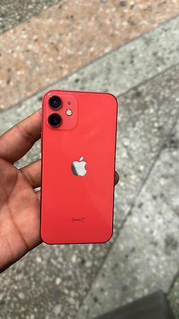 айфон 12mini: IPhone 12 mini, Б/у, 64 ГБ, Красный, 100 % — 1