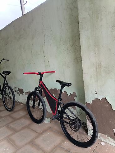 Velosiped – şəhər və yüngül off-road sürüşlər üçün - Rəng: qara