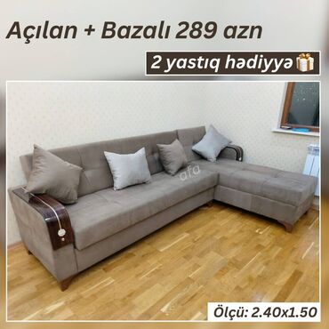 Yelləncəklər: Künc divan, Yeni, Açılan, Bazalı