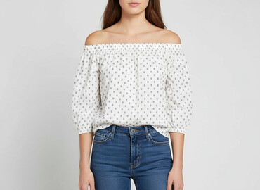 bluzka boho h m: H&M, Women's blouse, size S