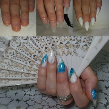 Маникюр, педикюр: Укрепление ногтей, Наращивание ногтей, Дизайн, Маникюр, Одноразовые расходные материалы — 6