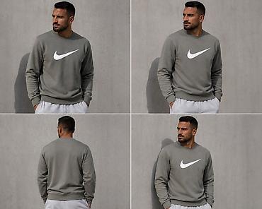 nike crni duks: Muški duks sa okruglim izrezom – Nike Swoosh
1700din
L velicina — 2