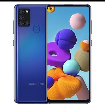 kontakt iphone 15 pro: Samsung Galaxy A21S, 32 GB, rəng - Mavi, Barmaq izi — 1