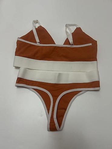 Комплекты: Комплект, Бюстгальтер, Стринги, Хлопок, Со стразами — 3