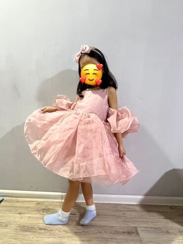 Платья: Детское платье, цвет - Белый, Новый — 6