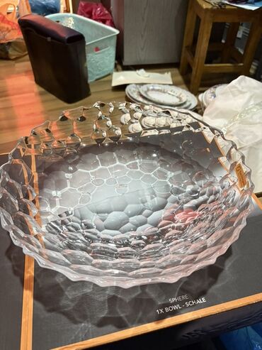 qab qaşıqlar: Nachtmann “Sphere” şüşə qab- TƏZƏ - Model: Sphere, 1x Bowl (Schale) -