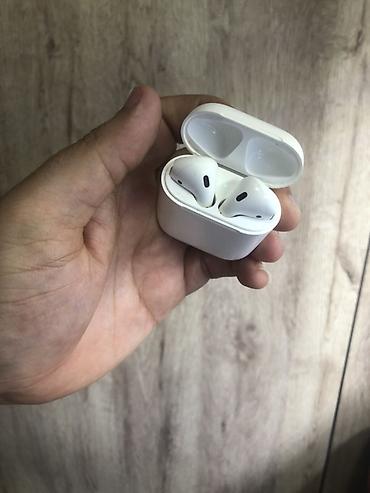 Qulaqcıqlar: İşlənmiş Simsiz (Bluetooth) Qulaqcıqlar, Apple, rəng - Ağ — 3