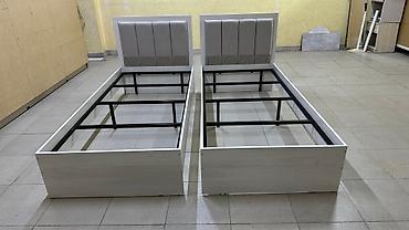 Односпальные кровати: Кровати размер200×90см каркас железный, круговой ПВХ. Матрац — 2