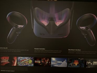 Video oyunlar və konsollar: Ideal Vezziyetdedir Oculus quest 1. 128 gb Ichindeki oyunlarla
