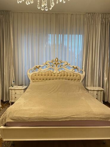 продаётся мебель бу: Продается мебельный гарнитур Кровать 2х спальная, 2 тумбы комод с