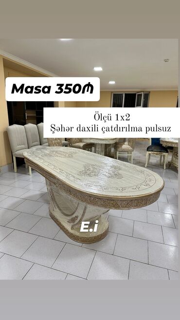 Klassik masa, Açılmayan, Oval masa
