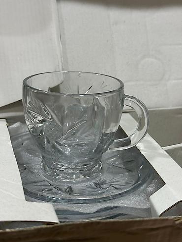 Qab-qacaq və mətbəx ləvazimatları: Çay dəsti, Şüşə, 6 nəfərlik — 2