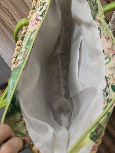 Çantalar: Təbii materiallardan toxunmuş yay çantası - Material: təbii liflərdən — 2