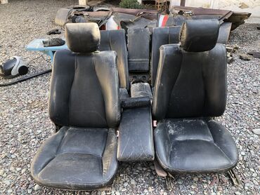 Сиденья: Комплект сидений, Кожа, Mercedes-Benz 1999 г., Б/у, Оригинал, Германия — 4