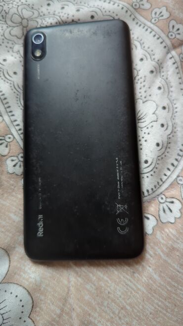 подставка для телефонов: Xiaomi, Redmi 7A, Б/у, 32 ГБ, цвет - Черный, 2 SIM