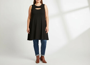 sukienki długie dla puszystych: Women`s dress, size 5XL