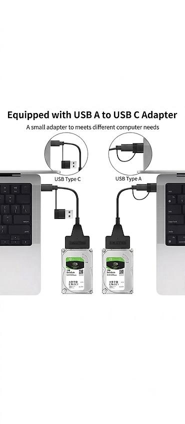 Фото и видеокамеры: USB 2.0/3.0 → SATA adapter kabeli yeni catdirilma- Koroglu ve Nefciler — 6