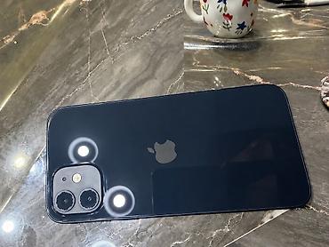 apple mac mini: IPhone 12, Б/у, 128 ГБ, Midnight, Чехол, Коробка, 73 % — 1