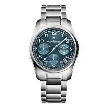 Ručni satovi: PAGANI DESIGN PD-1773 - 38mm - Plava - Seiko VH63 Potpuno nov muški — 18