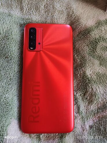 купить бу кондиционер в бишкеке: Redmi, Redmi 9T, Колдонулган, 128 ГБ, түсү - Кызыл, 2 SIM