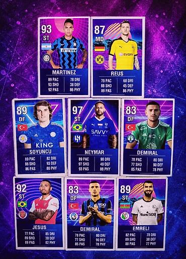 Futbolçu kartları kolleksiyası,(24-25) sezonu