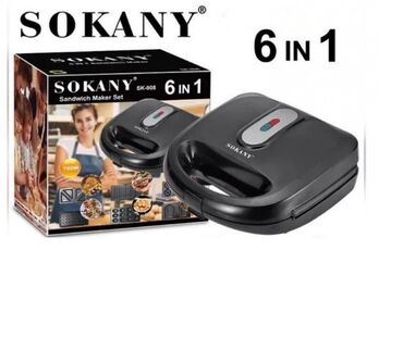 мультипекарь sokany: Мультимейкер 6 в 1 (мультипекарь) Sokany SK-908 Черный Описание