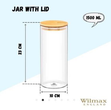 Digər qab-qacaq və mətbəx ləvazimatları: 🌿 Təzəliyi saxla, zövqü paylaş! 🌿 ✨ Wilmax England brendindən şüşə — 8