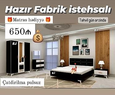 taxt 2 ci el: Yataq otağı dəsti rəng seçimi var — 1