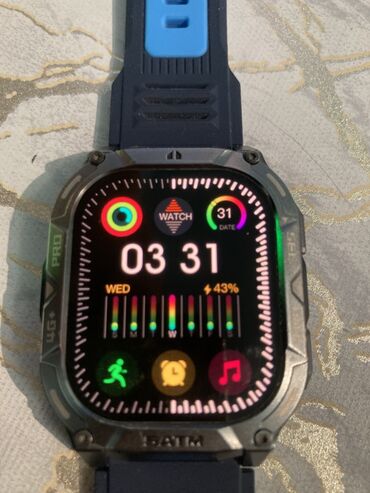 Smart saatlar: Smart saat, Smart, Suya davamlı, rəng - Mavi — 2