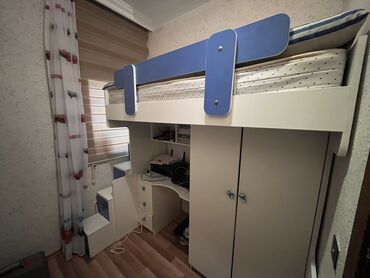 Детские двухъярусные кровати: Для мальчика, С матрасом, С выдвижными ящиками, Азербайджан