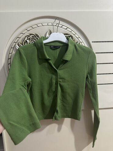 детский свитер с рисунком: Sviter, Zara, S, rəng - Yaşıl