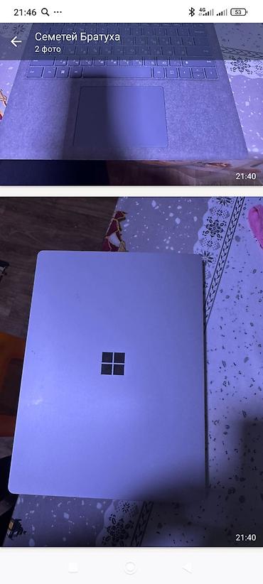 Техника жана электроника: Microsoft Surface Laptop 4 Характеристики: - Процессор: AMD Ryzen 5 — 1