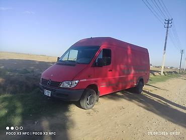 средний двухскат спринтер: Грузоперевозки на Mercedes-Benz Sprinter (красный фургон) Маршрут — 1