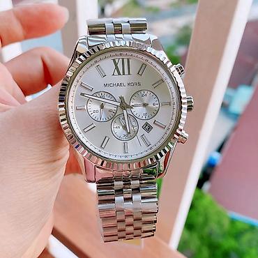 whatc: Yeni, Qol saatı, Michael Kors, rəng - Gümüşü — 1