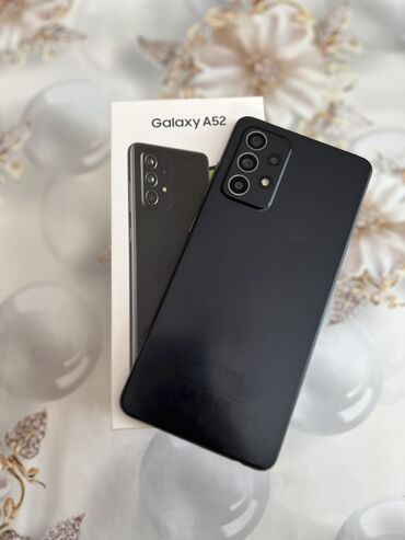 Elektronika: Samsung Galaxy A52 | 128 GB | rəng - Qara | Barmaq izi, İki sim kartlı, Face ID