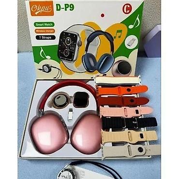 OKPU D-P9 smart saat və aksesuar dəsti Qutu məzmunu: - D-P9 smart