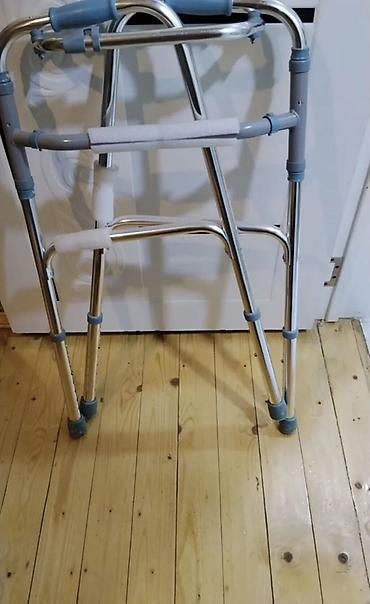 Yüngül alüminium gəzinti çərçivəsi (walker) Yurutec teze istifade