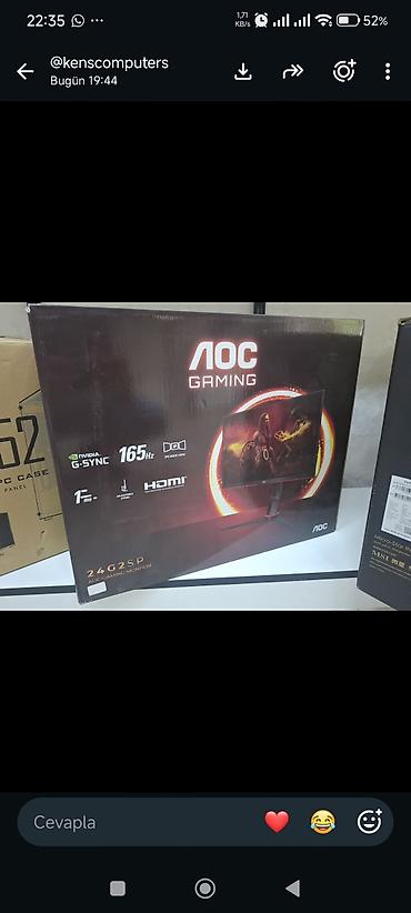 165: AOC 24G2SP Gaming Monitor - Ekran: 24 düym, IPS panel, geniş baxış — 2