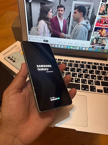 samsung a73 5g: Samsung Galaxy A73 5G, rəng - Yaşıl, Barmaq izi — 9