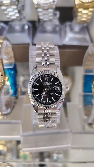 Aksesuarlar: Məhsul: Kvars mexanizmlu kişi qol saatları (Rolex üslubunda Datejust — 9