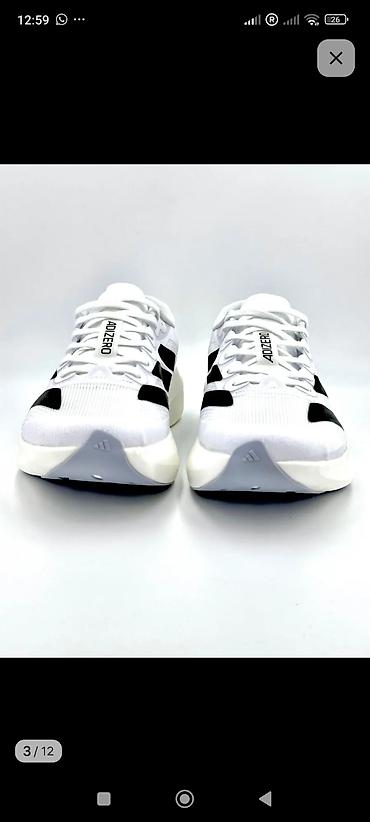 soft shell: Мужские кроссовки, 40, Adidas, Новый, цвет - Белый — 2