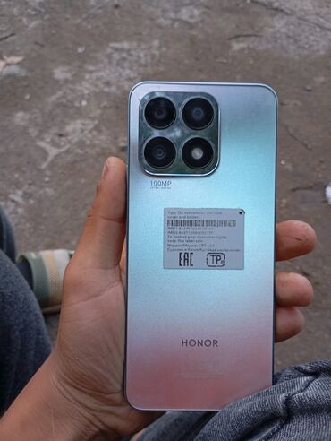 knopkali nokia telefonlari: Honor X8a, 128 GB, rəng - Qızılı, Barmaq izi