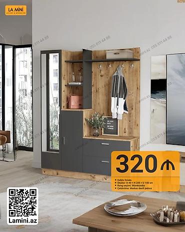 skaf dolab: LA Mini dəhliz dolabı - Model: Dəhliz üçün çoxfunksiyalı dolab — 1