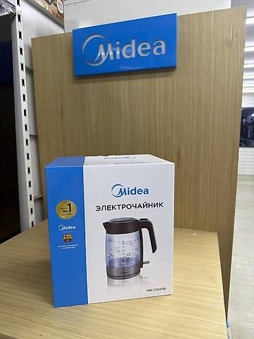 прозрачные чайники: Электрический чайник Midea MK-17G01B - Прозрачный стеклянный корпус с — 1