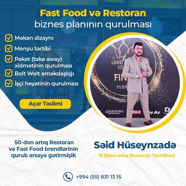 xalça muzeyi vakansiya: Əziz Dəyərli Fast Food Və Restorant Acmaq fikrində olan bəylər Və