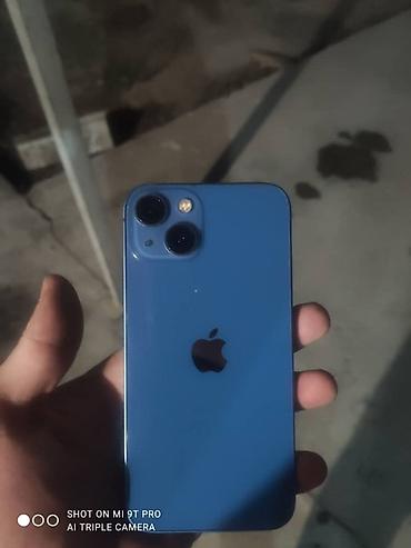 Уюлдук телефондор жана аксессуарлар: IPhone 13, Колдонулган, 128 ГБ, Көк, 76 % — 1