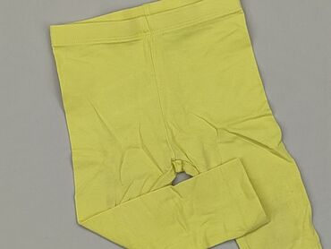 legginsy żółte: Legginsy, Lupilu, 9-12 m, stan - Dobry